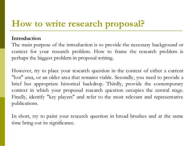 how to start a college research paper