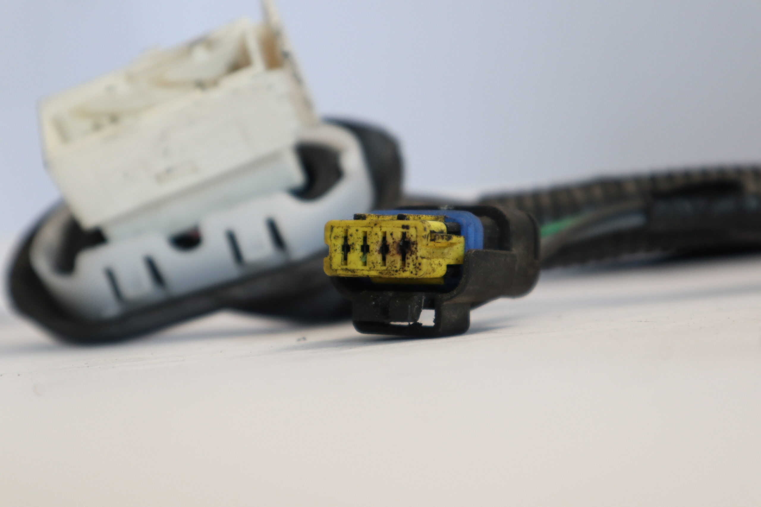 Verschmorter Stecker